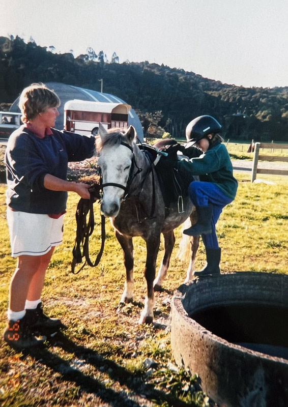 Sarah Wilkinson and mother